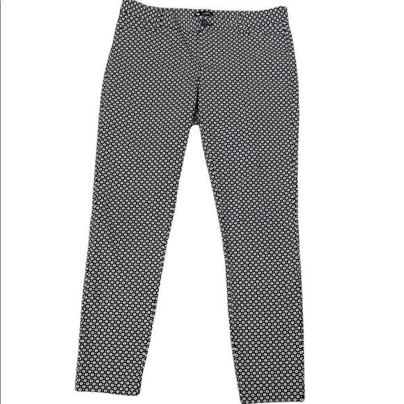 GAP Pants - NWOT GAP Patterned Straight Leg Cropped Mid Rise Dress Pant Trouser 10R